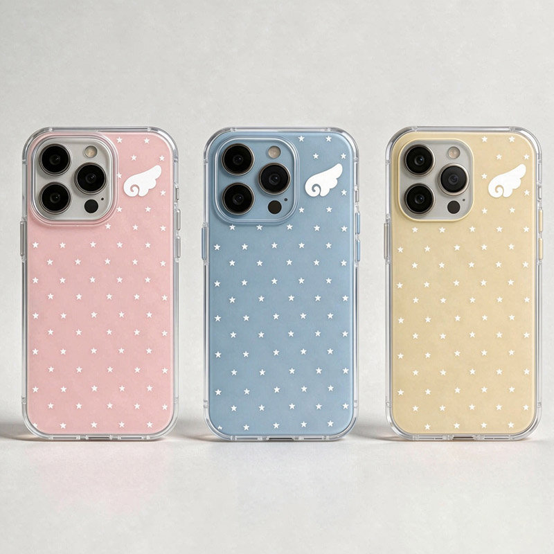 Google Pixel 9 Pro - Y2K Star Angel Wing Print Phone