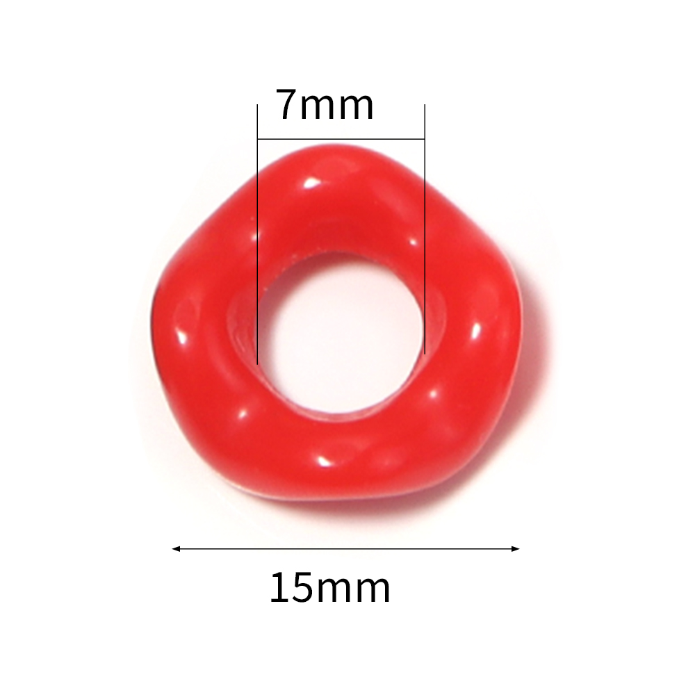 100pcs/lot Colorful Wave Ring  - Phone Accessories Beads 评论和价格