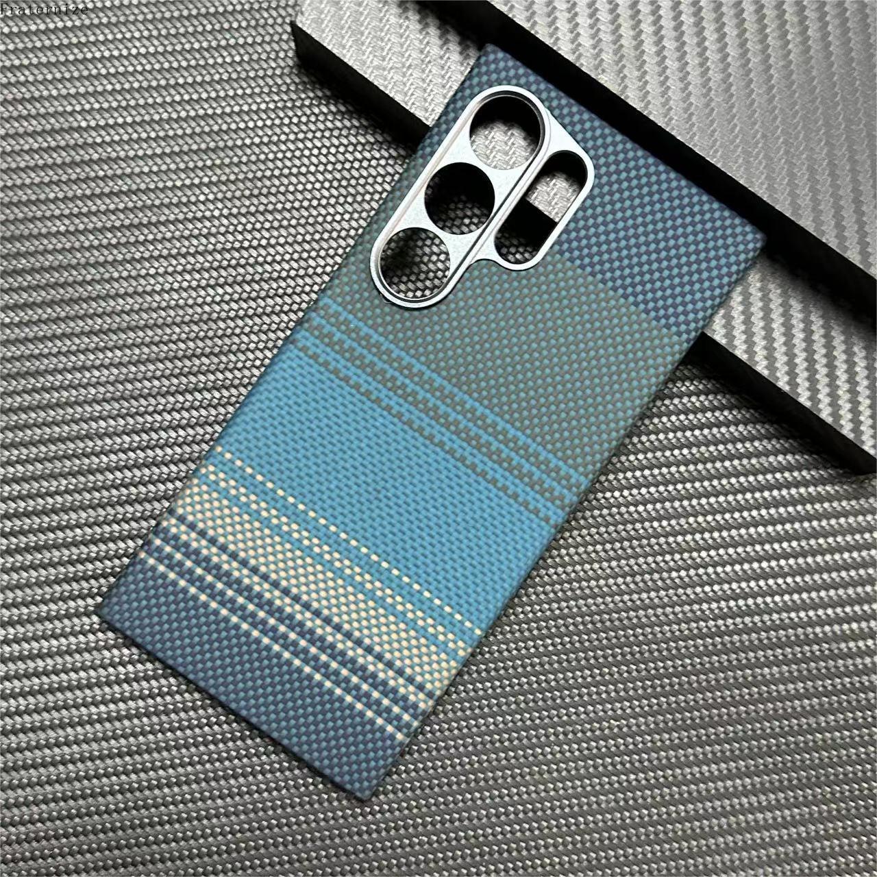 New Genuine Carbon Aramid Fibe - Phone Accessories Pouch 评论和价格