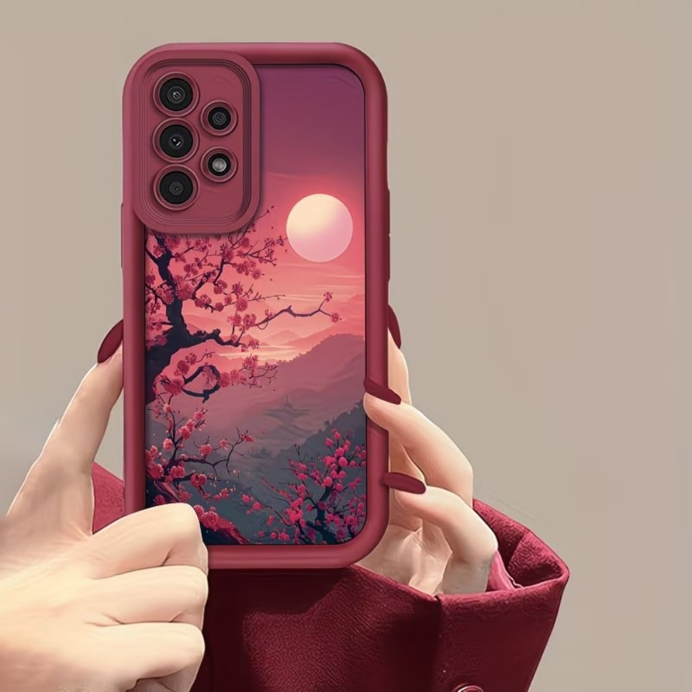 Sunset Mountain Peak Anti-Fall - Samsung Accessories Phone 评论和价格