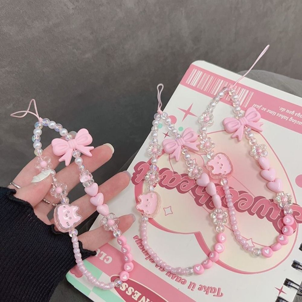 Candy Colored Butterfly Bow Ph - Phone Accessories Beads 评论和价格