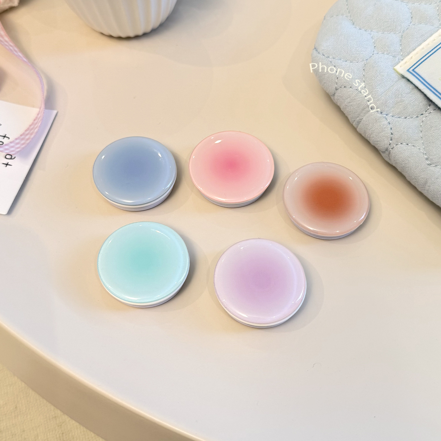 Ins Style Gradient Phone Grip  - Phone Accessories Items 评论和价格
