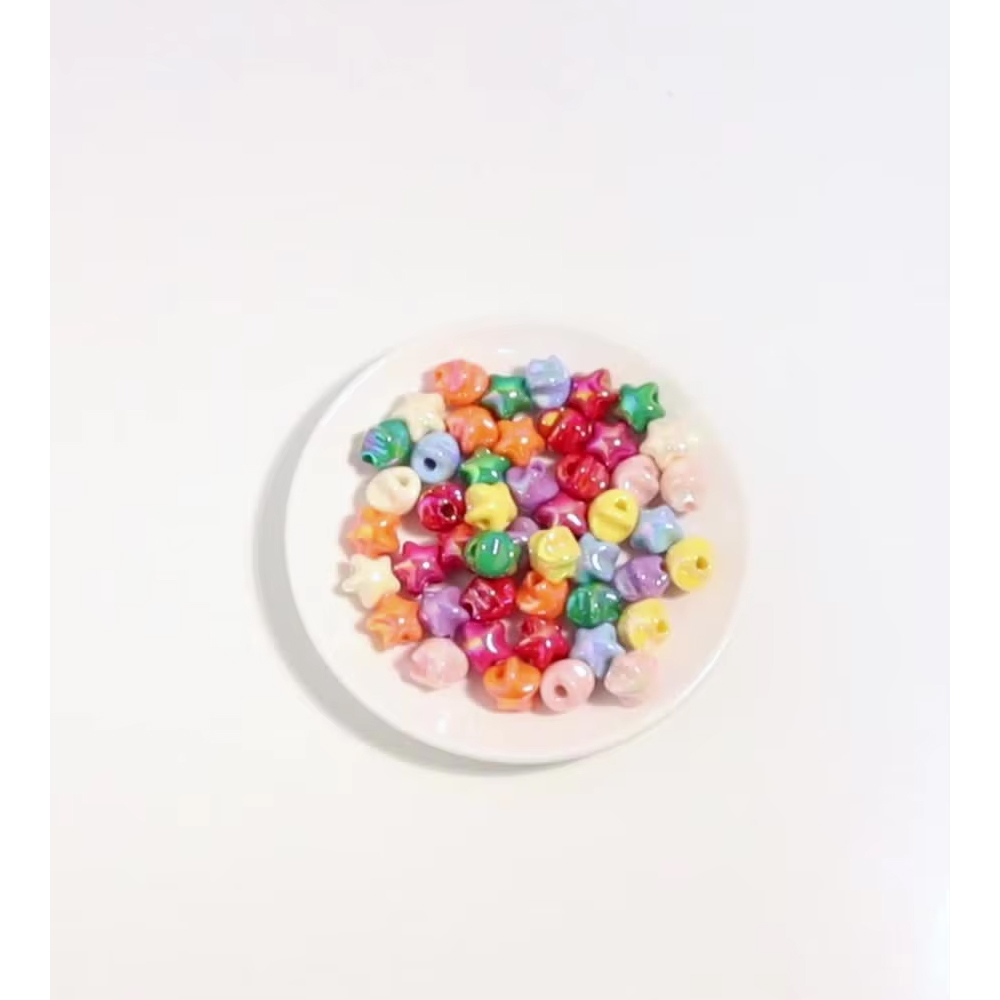 10pcs 14x15mm Acrylic Colorful - Phone Accessories Beads 评论和价格