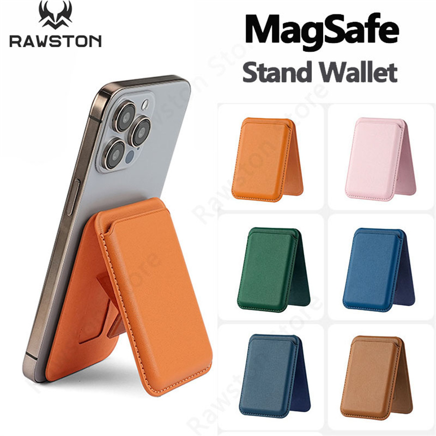 Kickstand Magnetic Leather Wal - Phone Accessories Pouch 评论和价格