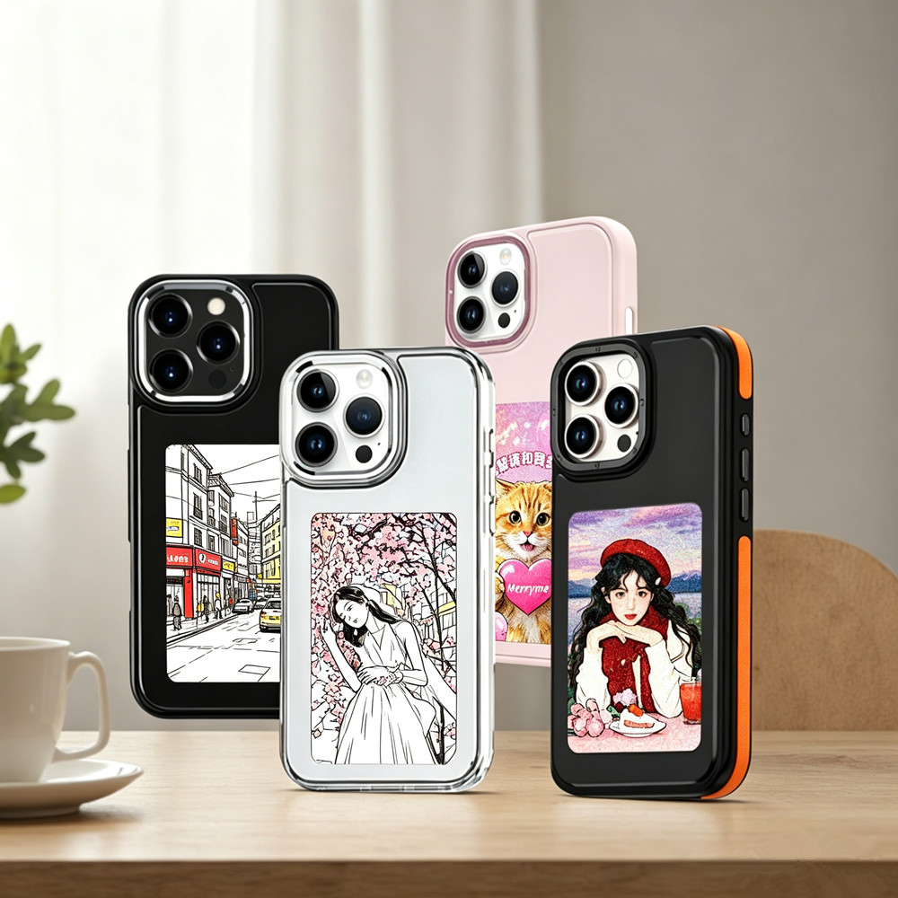 DIY E-Ink Screen Phone Case NF - Phone Accessories Pouch 评论和价格