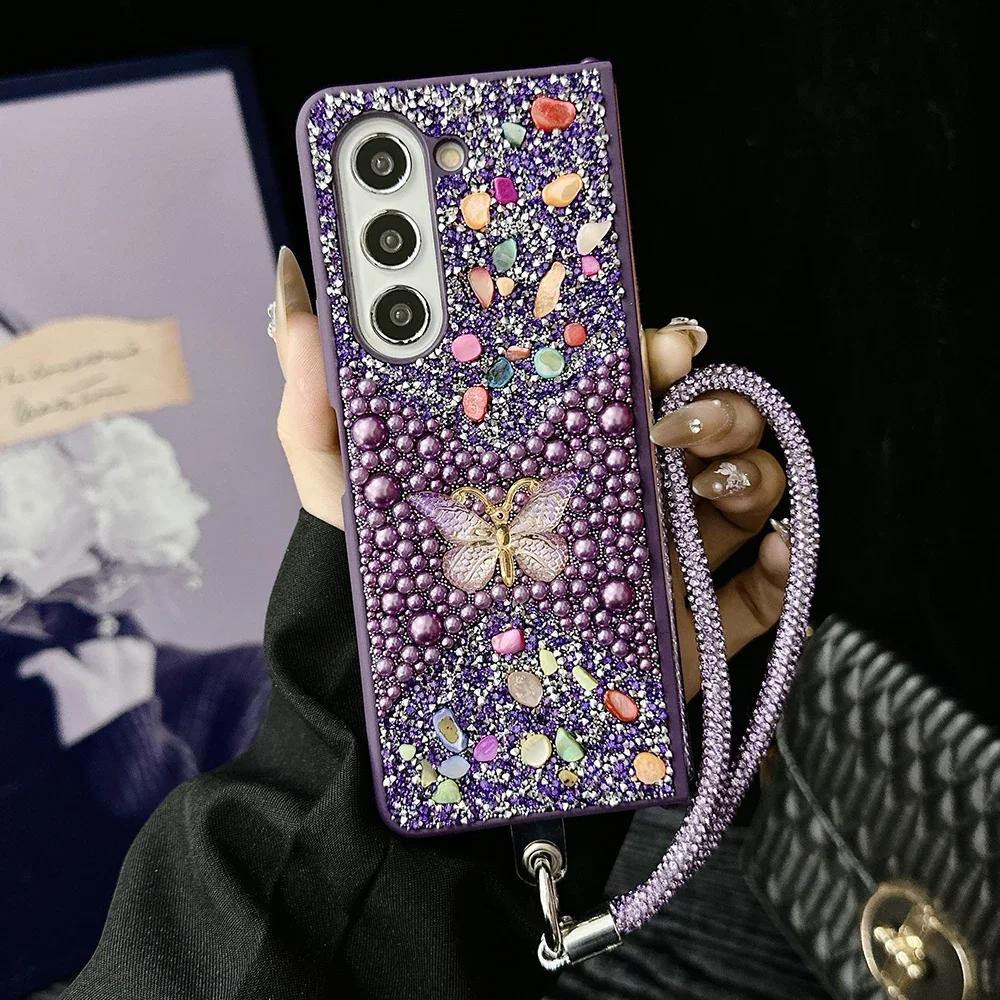 Luxury Shining Pearl Butterfly - Phone Accessories Beads 评论和价格