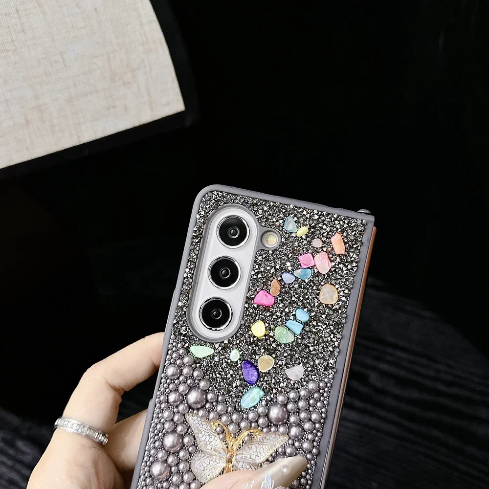 Luxury Shining Pearl Butterfly - Phone Accessories Beads 评论和价格