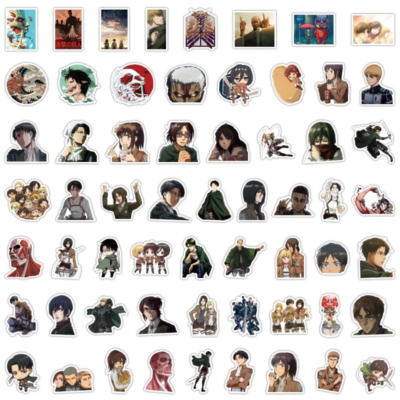 60Pcs Attack on Titan Anime St - Phone Accessories Pouch 评论和价格