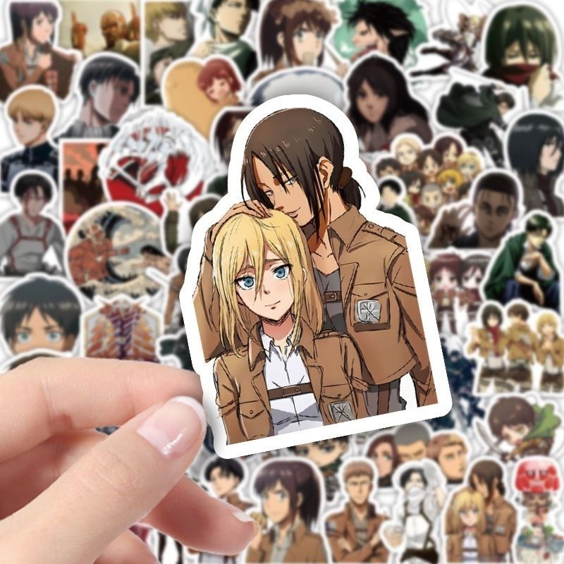 60Pcs Attack on Titan Anime St - Phone Accessories Pouch 评论和价格