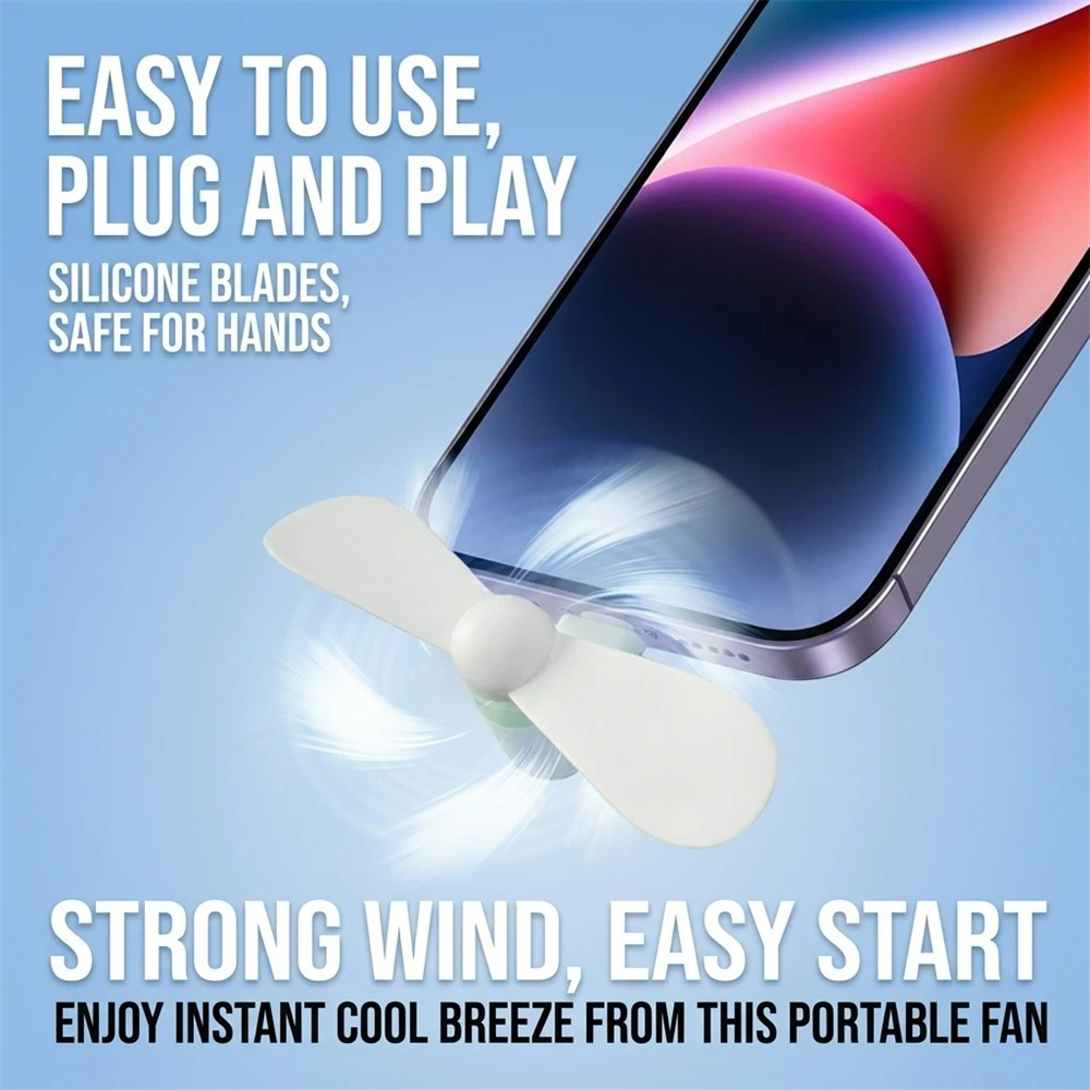 Creative Mini Portable Micro U - Phone Cooling Fan 评论和价格