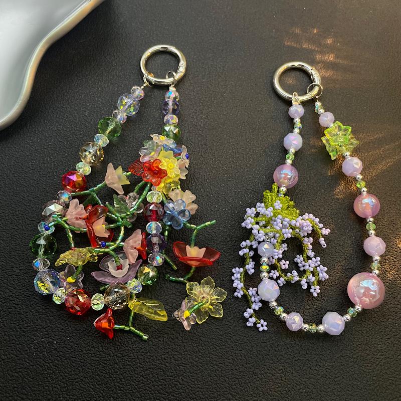 【C】Summer Colorful Beaded Phon - Phone Accessories Beads 评论和价格
