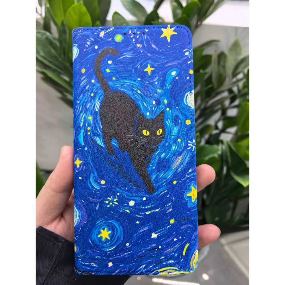 Painted Magnetic Flip Leather  - Samsung Accessories Phone 评论和价格