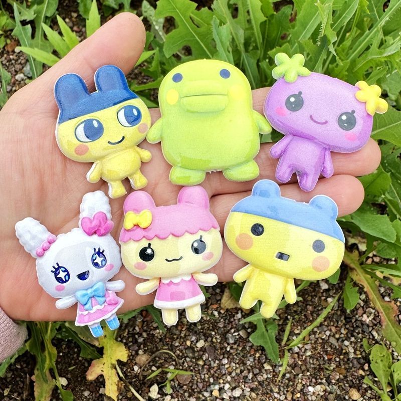 45mm Cartoon Tamagotchi double - Phone Accessories Beads 评论和价格