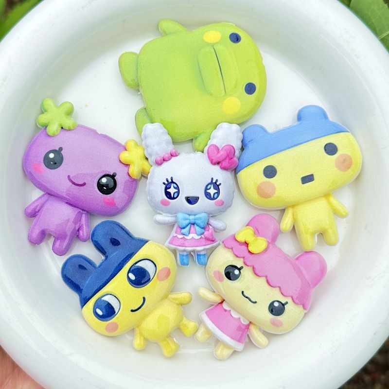 45mm Cartoon Tamagotchi double - Phone Accessories Beads 评论和价格