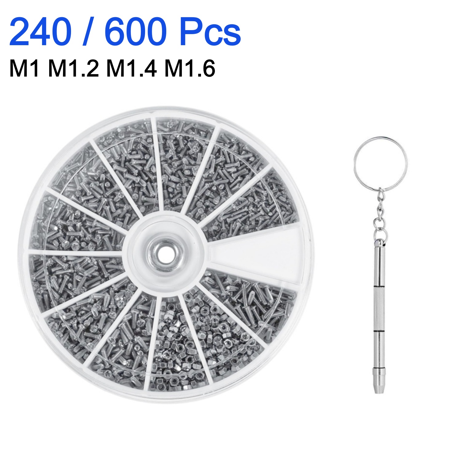 240/600Pcs small screw nut scr - Phone Accessories Kit 评论和价格