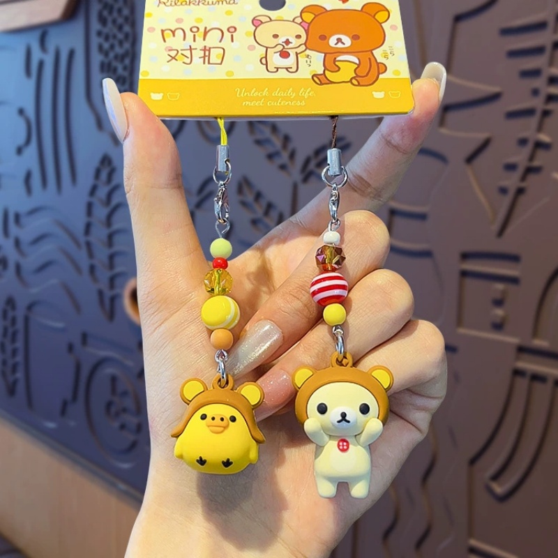 Cute Rilakkuma Korilakkuma Key - Phone Accessories Beads 评论和价格