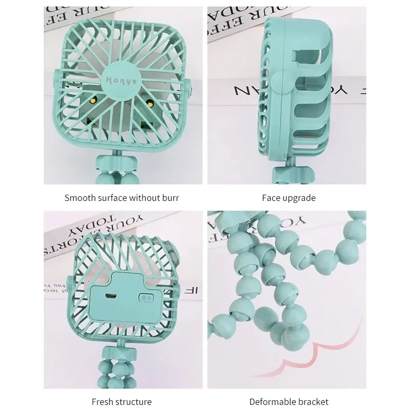 VVOCCI 1PC Portable Mini Fan w - Phone Cooling Fan 评论和价格
