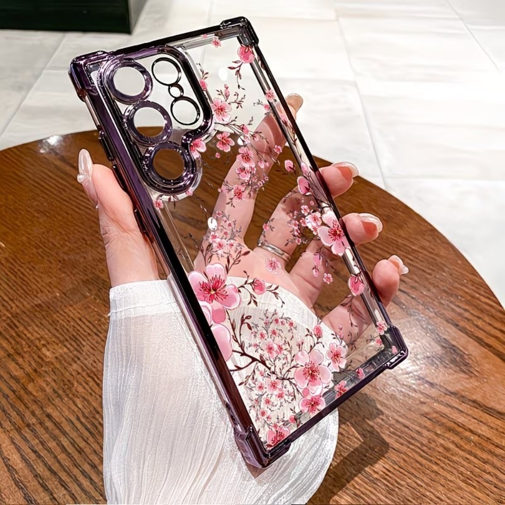 Cherry Blossom Electroplated F - Samsung Accessories Phone 评论和价格